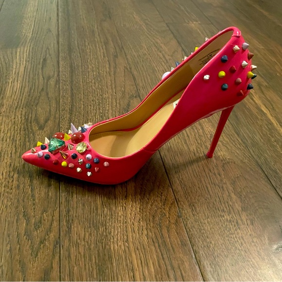 Like new embellished pink Steve Madden heels - Picture 3 of 5